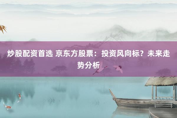 炒股配资首选 京东方股票：投资风向标？未来走势分析